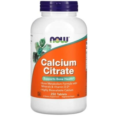 Кальцію Цитрат NOW Calcium Citrate таблетки №250