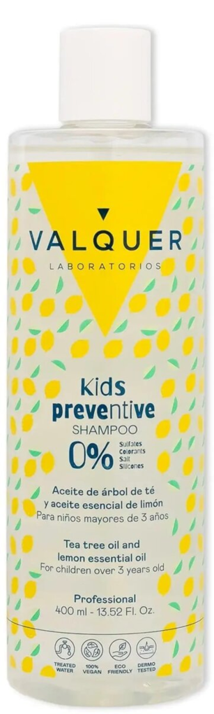 Шампунь Valquer Kids Preventive для волосся дитячий ніжний аромат, 400 мл