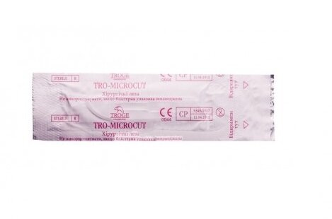 Лезо хірургічне Troge Tro-microcut для скальпеля, стерильне, розмір 23, 1 штука