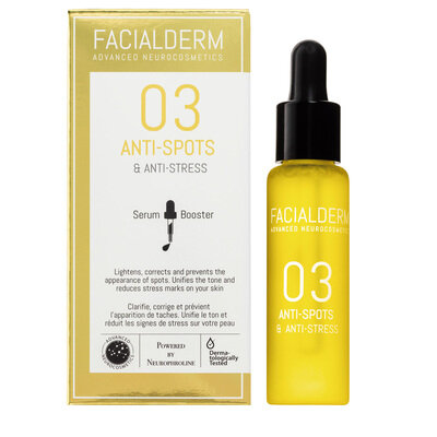 Сироватка-бустер для обличчя Facialderm 03 проти пігментації і антистрес, 30 мл