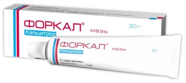 Форкал мазь 3 мкг/г по 30 г у тубах