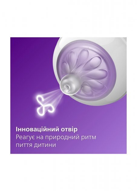 Пляшечка для годування Philips Avent Naturals 900/01 Природний потік, 125 мл