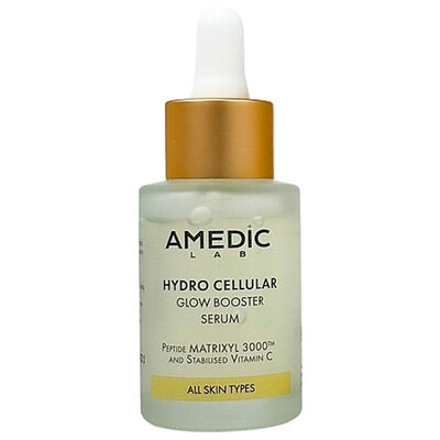 Сироватка для обличчя Amedic Hydro Cellular Glow Booster Serum Інтенсивна для сяяння шкіри з вітаміном С та пептидами, 30 мл
