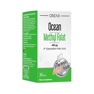 Фолієва кислота Orzax Ocean Methly Folat, 30 таблеток