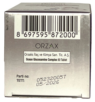 Глюкозамін комплекс Orzax Ocean Glucosamine Complex, 60 таблеток