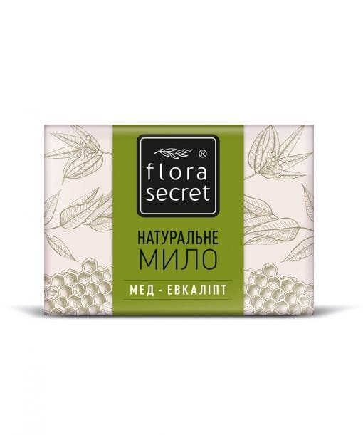 Мило Flora Secret банне, з ефірною олією евкаліпта і медом, 75 г