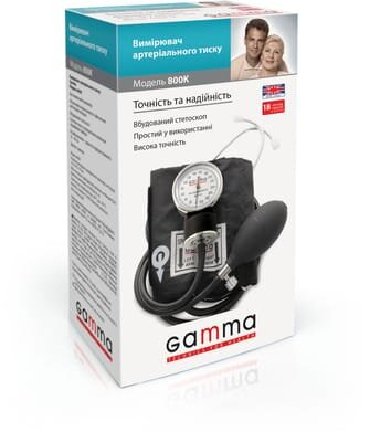 Тонометр Gamma 800 К механічний із вбудованим стетоскопом