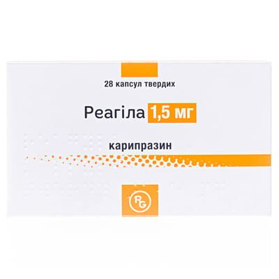 Реагіла капсули тв. по 1.5 мг №28 (7х4)