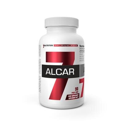 Ацетил L-Карнітин 7Nutrition Acetyl L-Carnitine (ALCAR) 500 мг, 90 капсул