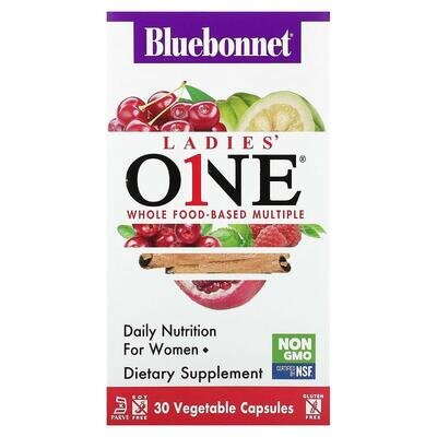 Мультивітаміни для жінок Bluebonnet Nutrition Ladies One капсули №30