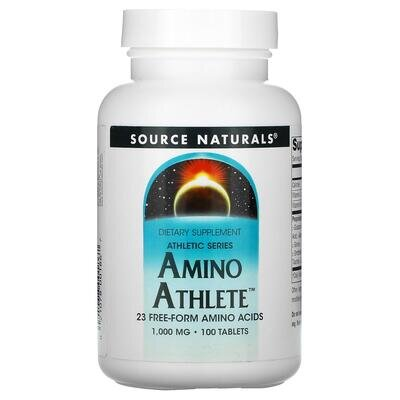 Аміно спортсмен Amino Athlete Source Naturals 1000 мг, 100 таблеток