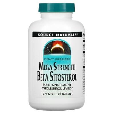 Бета ситостерол комплекс Source Naturals Beta Sitosterol 375 мг, 120 таблеток