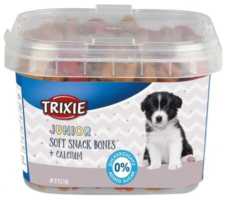Ласощі для собак Trixie 31518 Soft Snack Junior Кісточка з кальцієм відро, 140 г