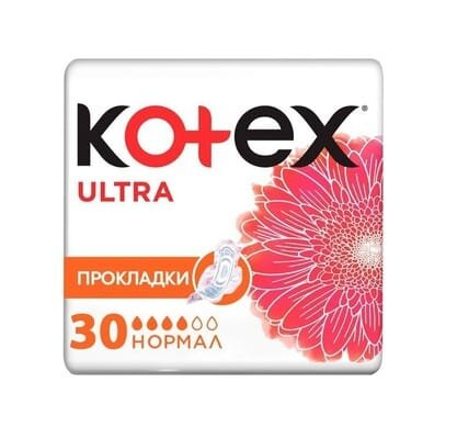 Прокладки гігієнічні Kotex Ultra Normal, 30 шт