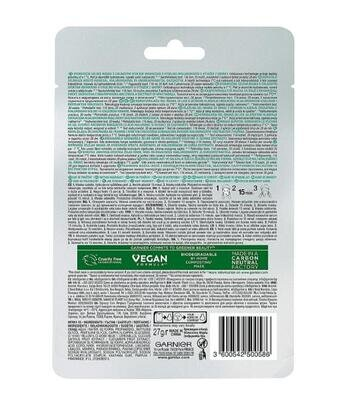 Маска тканинна для обличчя Garnier Skin Naturals Гіалуронова з ефектом охолодження та зволоження, 27 г