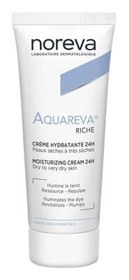 Крем для обличчя Noreva Aquareva Creme Hydratante Riche 24H зволожуючий насичений, 40 мл