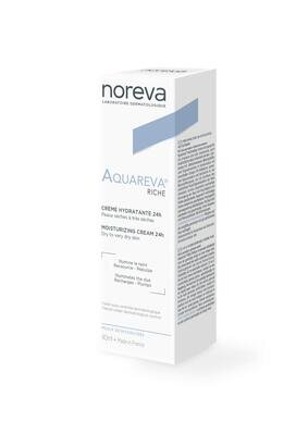 Крем для обличчя Noreva Aquareva Creme Hydratante Riche 24H зволожуючий насичений, 40 мл