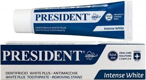Зубна паста President Clinical Intense White, 30 мл