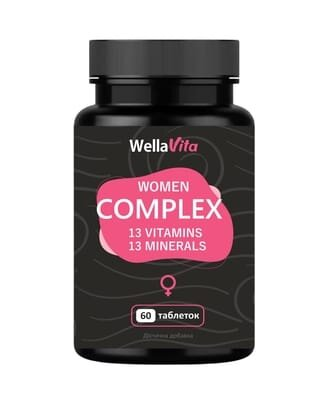 Вітаміни для жінок Wella Vita For women complex, 60 таблеток