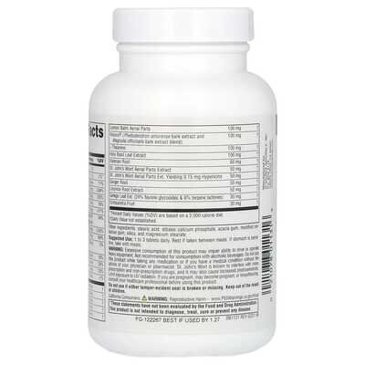 Підтримка нервової системи Source Naturals Calm Thoughts, 90 таблеток