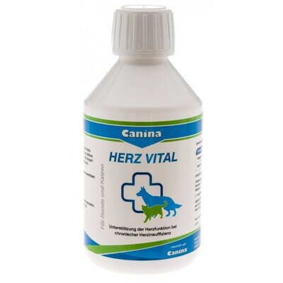 Вітаміни для собак та котів Canina Herz-Vital Профілактика захворювань та підтримка серця, 100 мл