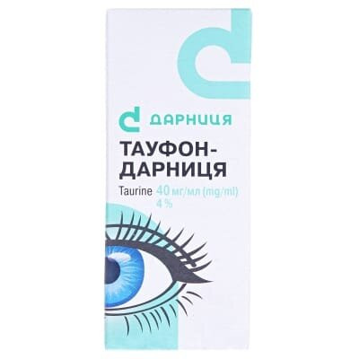 Тауфон-Дарниця краплі оч., р-н 40 мг/мл по 10 мл у флак.-крап.