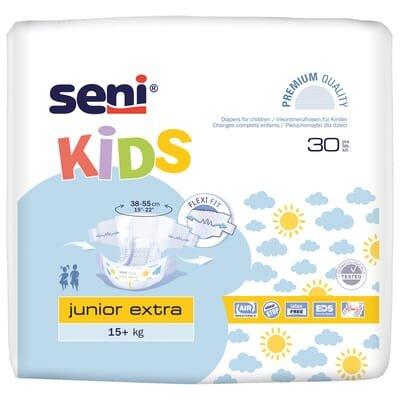 Підгузки Seni Kids Junior extra, 15+ кг, 30 шт