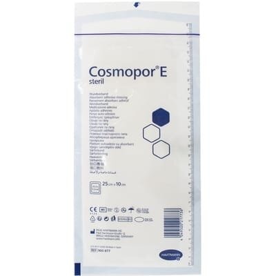Пов'язка пластирна Cosmopor E steril для закриття ран 10 см х 25 см стерильна, 1 штука