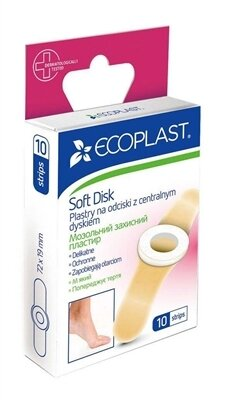 Пластир мозольний Ecoplast Soft Disk круглий захисний, 10 штук