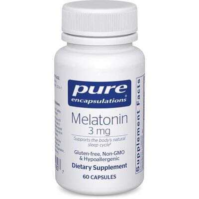 Мелатонін Pure Encapsulations Melatonin 3 мг, 60 капсул