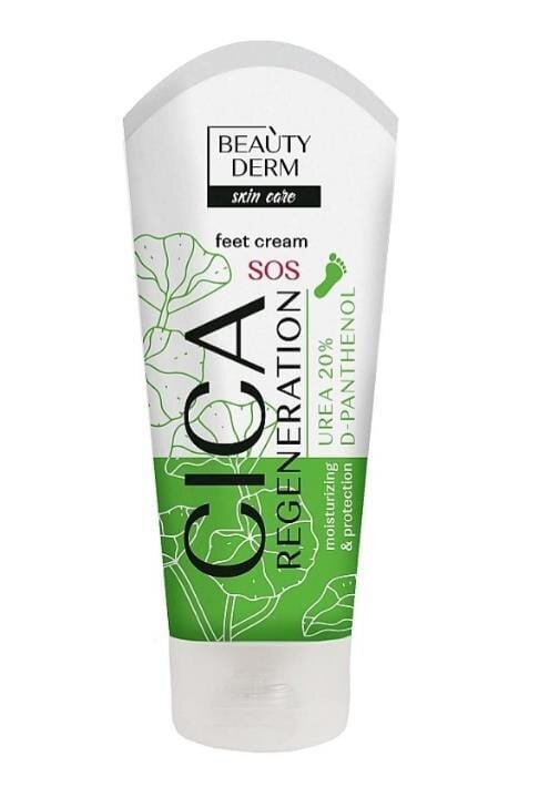 Крем для ніг Beauty Derm Skin Care SOS Cica регенеруючий, 75 мл