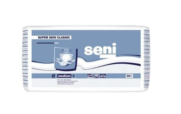 Підгузки для дорослих Super Seni Classic, розмір 2 medium, 30 штук