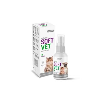 Лосьйон ProVET SoftVet для гігієни очей котів і собак, 30 мл
