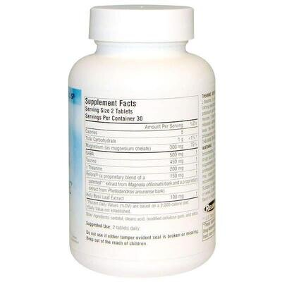 L-Теанін Source Naturals Theanine Serene, 60 таблеток