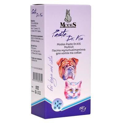 Паста ModeS Paste Dr.KIS Multivit мультивітамінна для котів та собак, 50 г
