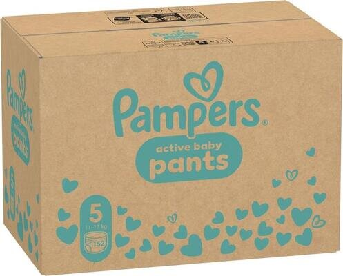 Підгузки-трусики Pampers Pants дитячі розмір 5, 12-17 кг, 152 шт