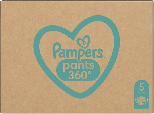 Підгузки-трусики Pampers Pants дитячі розмір 5, 12-17 кг, 152 шт