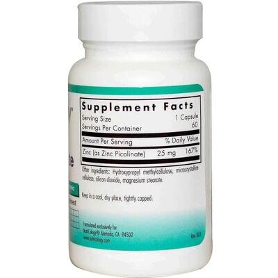 Цинк піколінат Nutricology Zinc Picolinate, 60 капсул