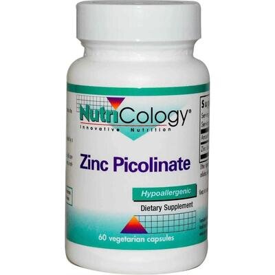 Цинк піколінат Nutricology Zinc Picolinate, 60 капсул