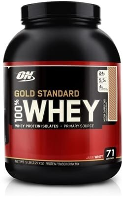 Протеїн Optimum Nutrition Gold Standard 100% Whey, капучино мокко, 2,27 кг