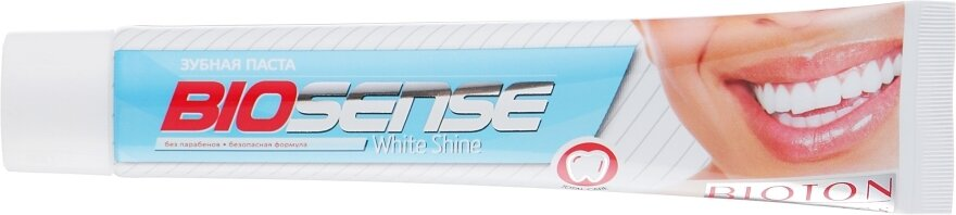 Зубна паста Bioton Cosmetics Biosense White Shine, 50 мл