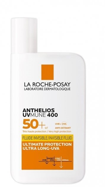 Флюїд сонцезахисний La Roche-Posay Anthelios UVmune 400 для чутливої шкіри обличчя, SPF 50+, 50 мл