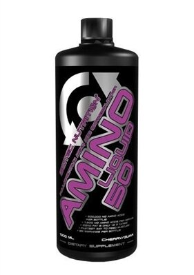 Амінокислота Scitec Nutrition Amino 50 Liquid, вишня-гуава, 1000 мл