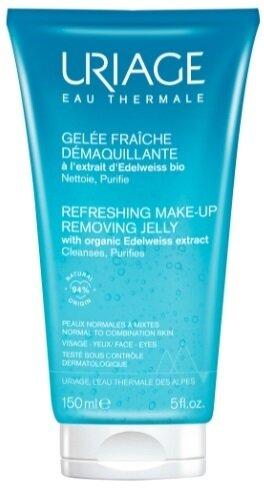 Желе для зняття макіяжу Uriage Eau Thermale освіжаюче, 150 мл