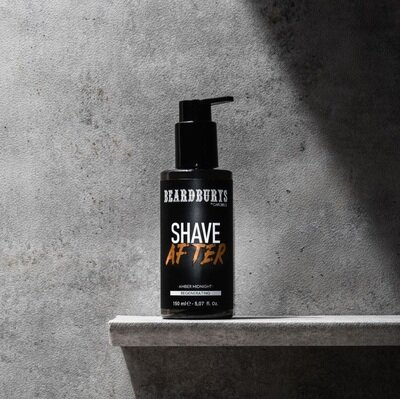 Крем після гоління Beardburys Amber Midnight відновлювальний, 150 мл