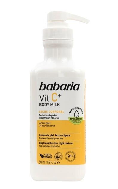 Молочко для тіла Babaria Vit C+ з вітаміном С, 500 мл
