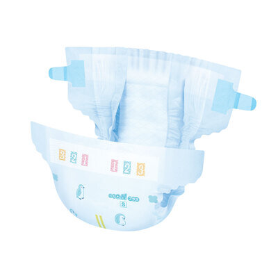 Підгузки Goo.N Plus дитячі на липучках, розмір S, 4-8 кг, 50 шт