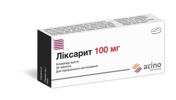Ліксарит таблетки по 100 мг №30 (15х2)