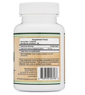 Фізетин Double Wood Fisetin 100 mg, 60 капсул