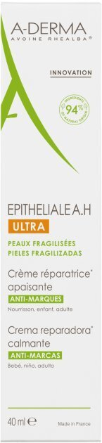 Крем для обличчя та тіла A-Derma Epitheliale A.H Ultra заспокійливий відновлюючий, 40 мл